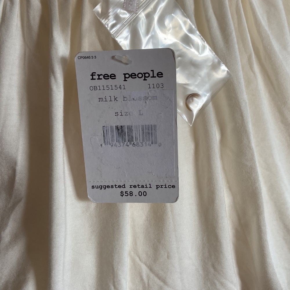 NWT FREE PEOPLE FLOUNCE HALTER TOP - Picture 4 of 7